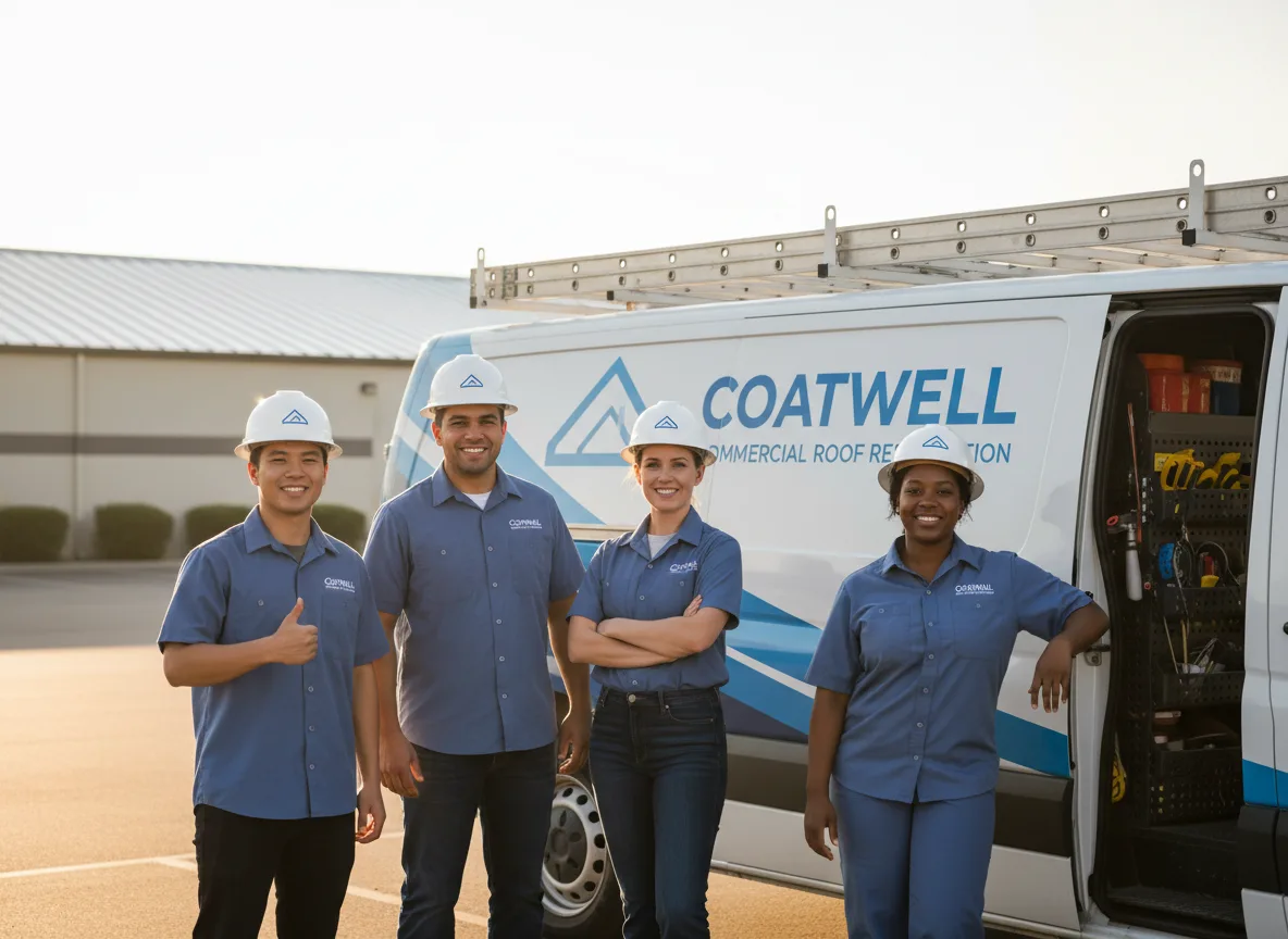 Commercial roof coating company in Robert, LA